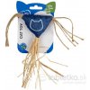 DUVO Hračka + Eco navy trojuholník so šnúrkami a catnipom pre mačku 3 x 18 x 20 cm