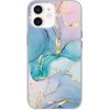 AppleKing lesklý mramorový kryt pre iPhone 11 - modro-ružový - možnosť vrátiť tovar ZADARMO do 30tich dní