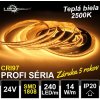 LEDprodukt 5m PROFI LED pásik 240LED/m SMD1808 14W/m teplá biela 2500K CRI97 IP20 24V