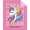 DETEXPOL Přehoz na posteľ Jednorožec dream Polyester, 170/210 cm