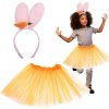 Karnevalový kostým ZAJAČIK, FunPlay FP-5077, oranžová