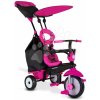 Smart Trike Vanilla Plus Pink Classic TouchSteering ovládanie s gumenými kolesami a tlmičom 2 tašky