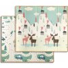 Milly Mally Skladacia penová podložka Play PASTEL DEER T1