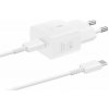 EP-T2510EWE + EP-DN980BWE Samsung USB-C 25W Cestovná nabíjačka + USB-C Dátový Kábel Black White (OOB Bulk)