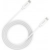 Canyon UC-42, 2 m kábel USB-C / USB-C, 48V/5A, výkon 240W EPR, 20GBPS, pre notebooky, E-mark čip, biely CNS-USBC42W