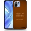 Picasee silikónový prehľadný obal pre Xiaomi Mi 11 - I don´t do costumes