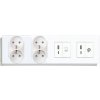 Anténová, elektrická, internetová nástenná zásuvka BSEED, biela