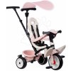 Trojkolka a kočík v jednom s vysokou opierkou Baby Balade Tricycle Pink Smoby so slnečníkom brzdou a tichými EVA kolesami ružová od 10 mes