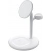 Green Cell MagScape Inductive Charger Stand 3-in-1 MagSafe for iPhone,Apple Watch,AirPods and other wirel MSST-GC-3IN1-W