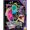 Lisciani Stírací los Sketchbook Scratch odhalení Monster High