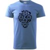 Bike lebka - Klasické pánske tričko vyššej gramáže - L ( Svetlomodrá )