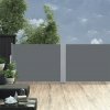 vidaXL Zaťahovacia bočná markíza, antracitová 120x1000 cm 48480