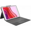 Logitech Combo Touch - Klávesnice a pouzdro - s trackpad - podsvícení - Apple Smart connector - QWERTY - španělská - grafit - pro Apple 10.2-inch iPad (7. generace, 8. generace, 9. generace)