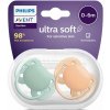 Avent Philips šidítko Ultrasoft Premium 2 ks zelená