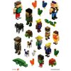Topgal Stickers samolepky Minecraft 24056