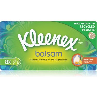 Kleenex Balsam BalmCare papierové vreckovky 8x9 ks