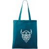 Viking logo - Taška bavlnená - 42 x 38 cm ( Petrolejová )