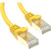 Conexpro PC6AFS-5Y slim patch STP CAT6A 5m žlutý
