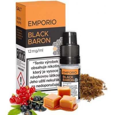 Liquid Emporio SALT BLACK BARON 10ml - 20mg 12 mg