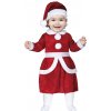 Guirca Detský kostým pre najmenších - Mama Santa Claus baby Veľkosť najmenší: 18 - 24 mesiacov