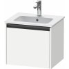 DURAVIT Ketho 2 závesná skrinka pod umývadlo, 1 zásuvka, 510 x 420 x 440 mm, biela matná, K25061018180000