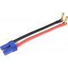 GForce Bateriový kabel 4.0mm zlacený EC5 samec (GF-1325-110)
