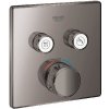 Grohe Grohtherm SmartControl - Termostatická batéria pod omietku s 2 ventilmi, Hard Graphite 29124A00