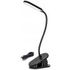 Aigostar B.V. Aigostar - LED Stmievateľná nabíjacia stolná lampa s klipom LED/2,5W/5V čierna AI0896 + záruka 3 roky zadarmo + záruka 3 roky zadarmo