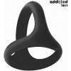 Addicted Toys Thick Triple Penis Ring, trojitý erekčný krúžok