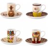 Vista Alegre - set 4x kávová šálka a podšálka - Pessoa Gonçalo Viana