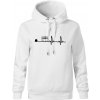 Kolky EKG - Oversized mikina dámská Moon - kratšia + širšia - 2XL ( Biela )