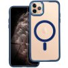 Kryt Color Edge Mag Cover s MagSafe iPhone 11 Pro Max tmavomodrý modrý