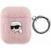 Karl Lagerfeld PU Embossed Karl Head Puzdro na AirPods 1/2 KLA2PGKIPP