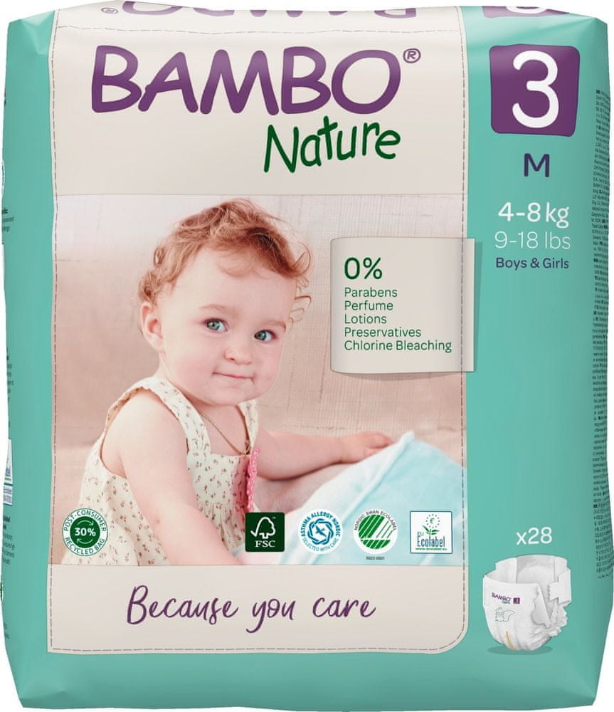 Bambo Nature 3 pro 4-8 kg 28 ks