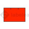 Labelea Samolepiace etikety do klieští, 25x16 mm Contact obdľžnikové farebné signálne, Farba etikiet Signálna červená ECI2516COO36SR