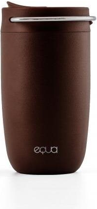 Egua Termohrnek Cup Brown stříbrné poutko 300 ml