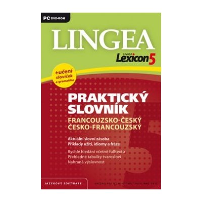 Lingea Lexicon 5 Praktický slovník francouzsko-český, česko-francouzský