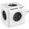 Cubenest Powercube Original, 5× zásuvka, bílá/šedá, dětská pojistka, uzemnění, max. 16A/250V~3680W/50-60Hz