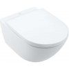 Villeroy & Boch Subway 3.0 Závesné WC s doskou SoftClosing, TwistFlush, alpská biela 4670TS01