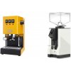 Gaggia New Classic E24 BC, yellow + Eureka Mignon Specialita, BL white
