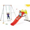 Smoby set šmykľavka Toboggan Funny s vodou a hojdačka s kovovou konštrukciou 820400-1