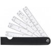 Pomerové pravítko vejárové LENIAR - 15 cm