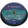 Médium Verbatim DVD-RW 4,7GB 4x 10-cake