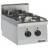 BARTSCHER Vstavaný plynový sporák 2 horáky, 400x600x290 mm | BARTSCHER, 600 Imbiss