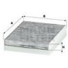 MANN Filter vnutorneho priestoru CUK 2422 OL.GOLF VI,IBIZA 2.0TDI 08-