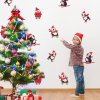Vianočné nálepky na stenu. Jednoduché prestavenie (8)