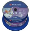 VERBATIM DVD + R (50-Pack) Cake / Print / 16x / 4.7GB / NoID 43512