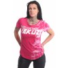 Yakuza dámske tričko GRAVEYARD CURVED Crew Neck GSB 22129 rose red Farba: ružová, Veľkosti dámske: S