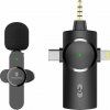 Bezdrôtový mikrofón Viking s klipom M360, USB-C / Lightning / 3,5 mm jack