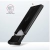 AXAGON box na M.2 NVMe SSD / EEM2-UB2 / USB-C / USB 3.2 Gen2 / černý / kabel 20cm USB-C na USB-C (EEM2-UB2)